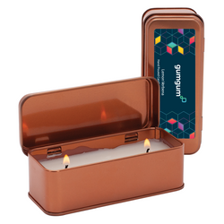 Image of Scented 2.25 oz. Copper Rectangular Candle