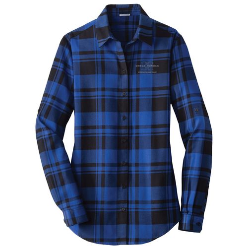 Port Authority Ladies Plaid Flannel Tunic image thumbnail