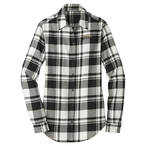 Port Authority Ladies Plaid Flannel Tunic image thumbnail