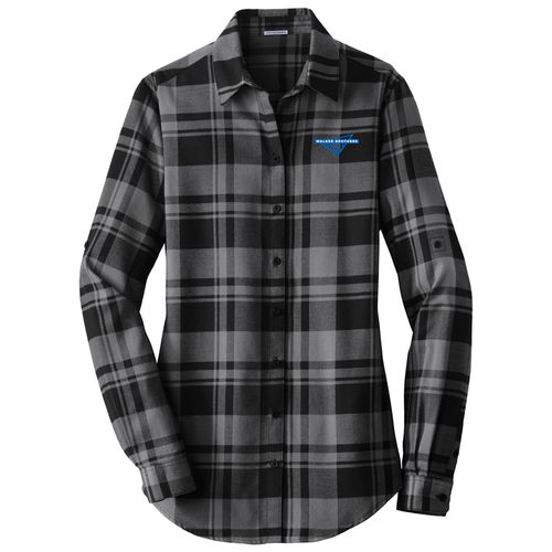 Port Authority Ladies Plaid Flannel Tunic image thumbnail