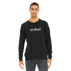 Image of Unisex Sponge Fleece Raglan Sweatshirt - MG Peeps