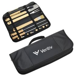 Image of Redwood 10-piece Stainless Steel BBQ Set 