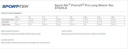 Sport-Tek Posi-UV Pro Long Sleeve Tee image thumbnail