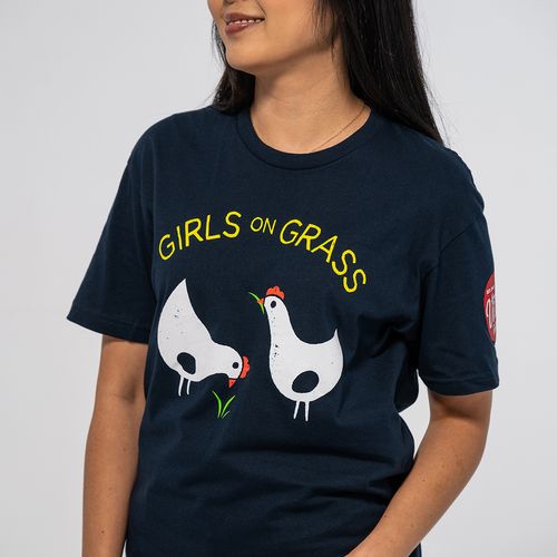 Vintage Girls On Grass Tee image thumbnail