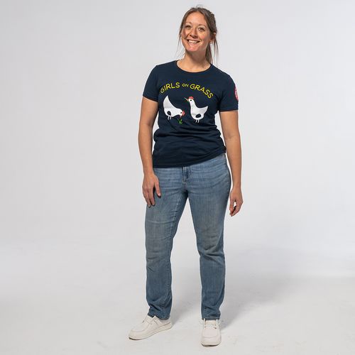 Vintage Girls On Grass Tee image thumbnail