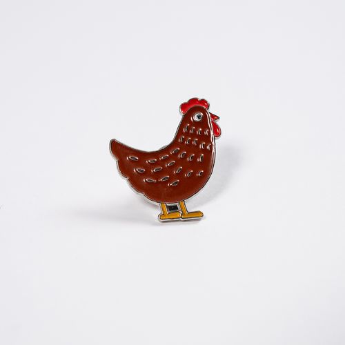 Enamel Pin Hen image thumbnail