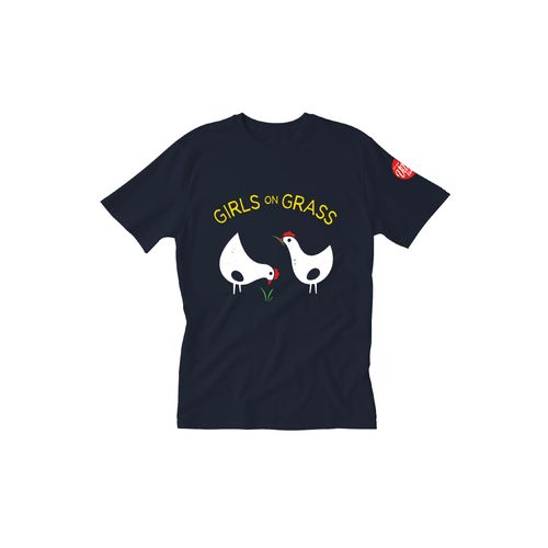 Vintage Girls On Grass Tee image thumbnail