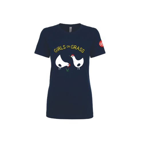Vintage Girls On Grass Tee image thumbnail