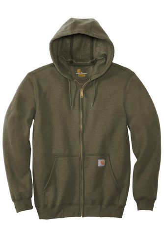 Carhartt Midweight Hooded Zip-Front Sweatshirt image thumbnail