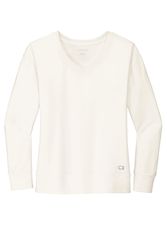 Image of OGIO Ladies Luuma Flex Long Sleeve V-Neck