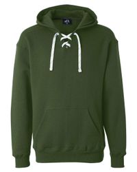 Image of Sport Lace Hooded Sweatshirt