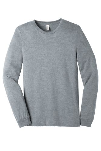 BELLA+CANVAS Unisex Heather CVC Long Sleeve Tee image thumbnail