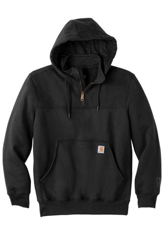Carhartt Rain Defender Paxton Heavyweight Hooded Zip Mock Sweatshirt image thumbnail