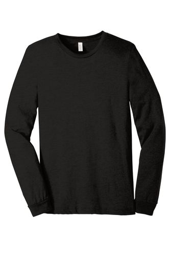 BELLA+CANVAS Unisex Heather CVC Long Sleeve Tee image thumbnail
