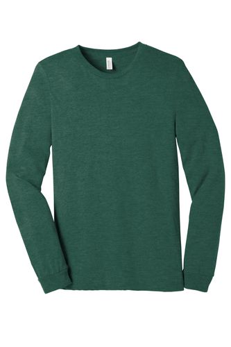 BELLA+CANVAS Unisex Heather CVC Long Sleeve Tee image thumbnail