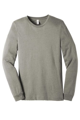 BELLA+CANVAS Unisex Heather CVC Long Sleeve Tee image thumbnail