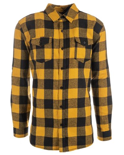 Burnside Men's Plaid Flannel Shirt image thumbnail
