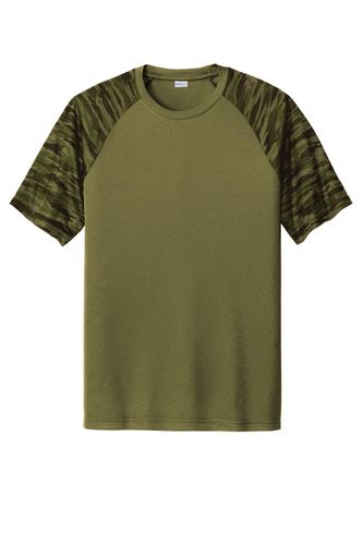 Sport-Tek Drift Camo Colorblock Tee image thumbnail