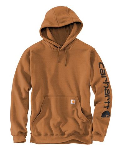 Carhartt Midweight Hooded Logo Sweatshirt image thumbnail