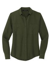 Image of Mercer+Mettle Women's Stretch Crepe Long Sleeve Camp MM2013
