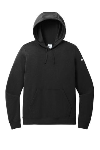 Nike Ladies Club Fleece Sleeve Swoosh Pullover Hoodie image thumbnail