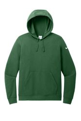 Image of Nike Ladies Club Fleece Sleeve Swoosh Pullover Hoodie