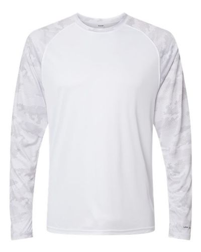 Paragon Unisex Cayman Performance Camo Colorblocked Long Sleeve T-Shirt image thumbnail