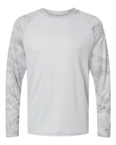 Paragon Unisex Cayman Performance Camo Colorblocked Long Sleeve T-Shirt image thumbnail