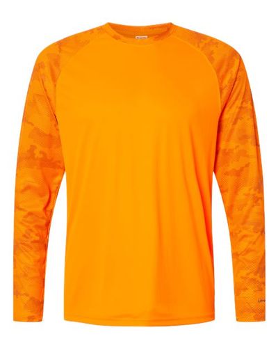 Paragon Unisex Cayman Performance Camo Colorblocked Long Sleeve T-Shirt image thumbnail