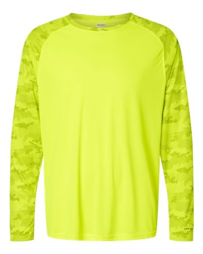Paragon Unisex Cayman Performance Camo Colorblocked Long Sleeve T-Shirt image thumbnail