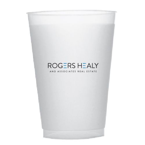 12 oz. Frosted Plastic Cups - Set of 100 image thumbnail