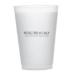 Image of 12 oz. Frosted Plastic Cups - Set of 100