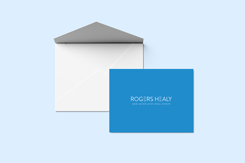 Generic-Blue Greeting Cards w/ Envelopes  – Pack of 10  image thumbnail