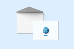 Image of Smile Greeting Cards w/ Envelopes  – Pack of 10