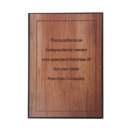 Franchise Plaque image thumbnail