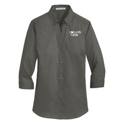 Image of Women's Twill 3/4 Sleeve Shirt