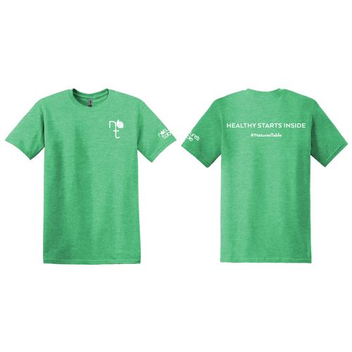 Healthy Starts Inside Unisex T-Shirt, Green image thumbnail