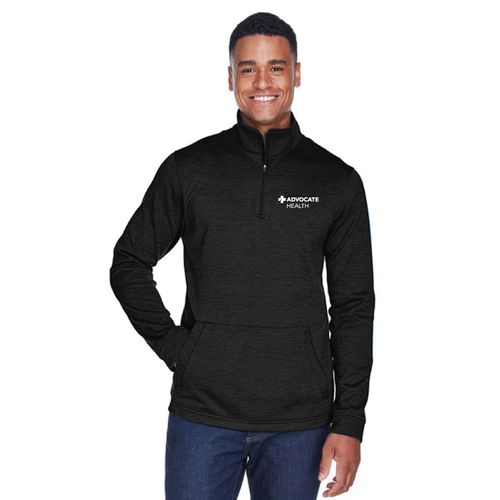 Devon & Jones Unisex Mèlange Fleece Quarter Zip image thumbnail