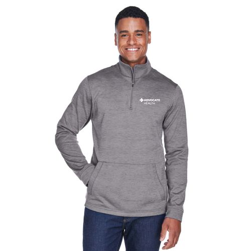 Devon & Jones Unisex Mèlange Fleece Quarter Zip image thumbnail