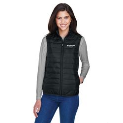 Image of CORE365 Ladies' Packable Puffer Vest