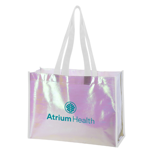 Pink Laminated Tote Bag image thumbnail