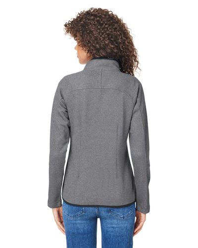Ladies' Venture Heathered Stripe Full-Zip image thumbnail
