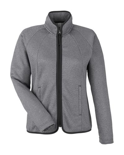 Ladies' Venture Heathered Stripe Full-Zip image thumbnail
