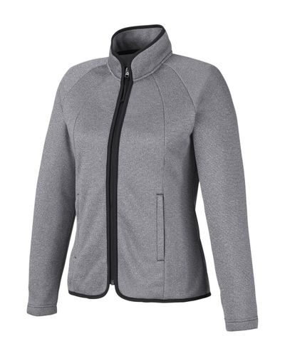 Ladies' Venture Heathered Stripe Full-Zip image thumbnail