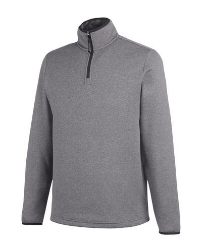 Men's Venture Heathered Stripe Quarter-Zip image thumbnail