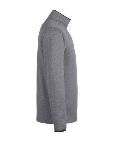 Men's Venture Heathered Stripe Quarter-Zip image thumbnail