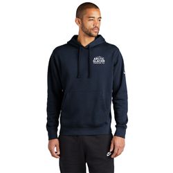 Image of Nike Club Fleece Sleeve Swoosh Pullover Hoodie