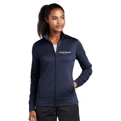 Image of Sport-Tek® Ladies Sport-Wick® Fleece Full-Zip Jacket.  