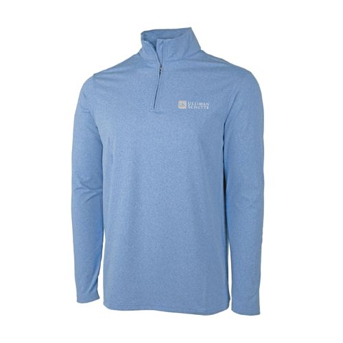 Men's Heathered Eco-Logic Stretch Quarter Zip image thumbnail
