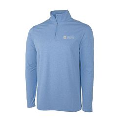 Image of Men's Heathered Eco-Logic Stretch Quarter Zip